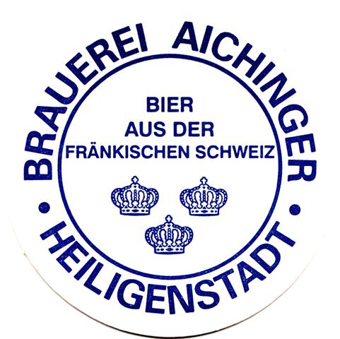 heiligenstadt ba-by aichinger rund 1a (215-bier aus der frnkischen-blau)
